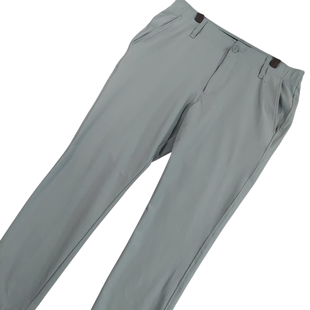 Under Armour Golf Pants Men 34/32 (Fits 34x31) Sage Green Stretch Performance